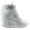 Sneakersy CARINII - B5488_I81-O39-000-B88 Biały/Szary