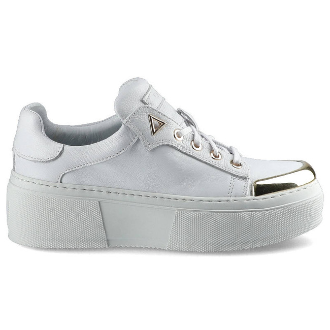 Sneakersy CARINII - B7084_-I81-L46-P12-E41 Biały